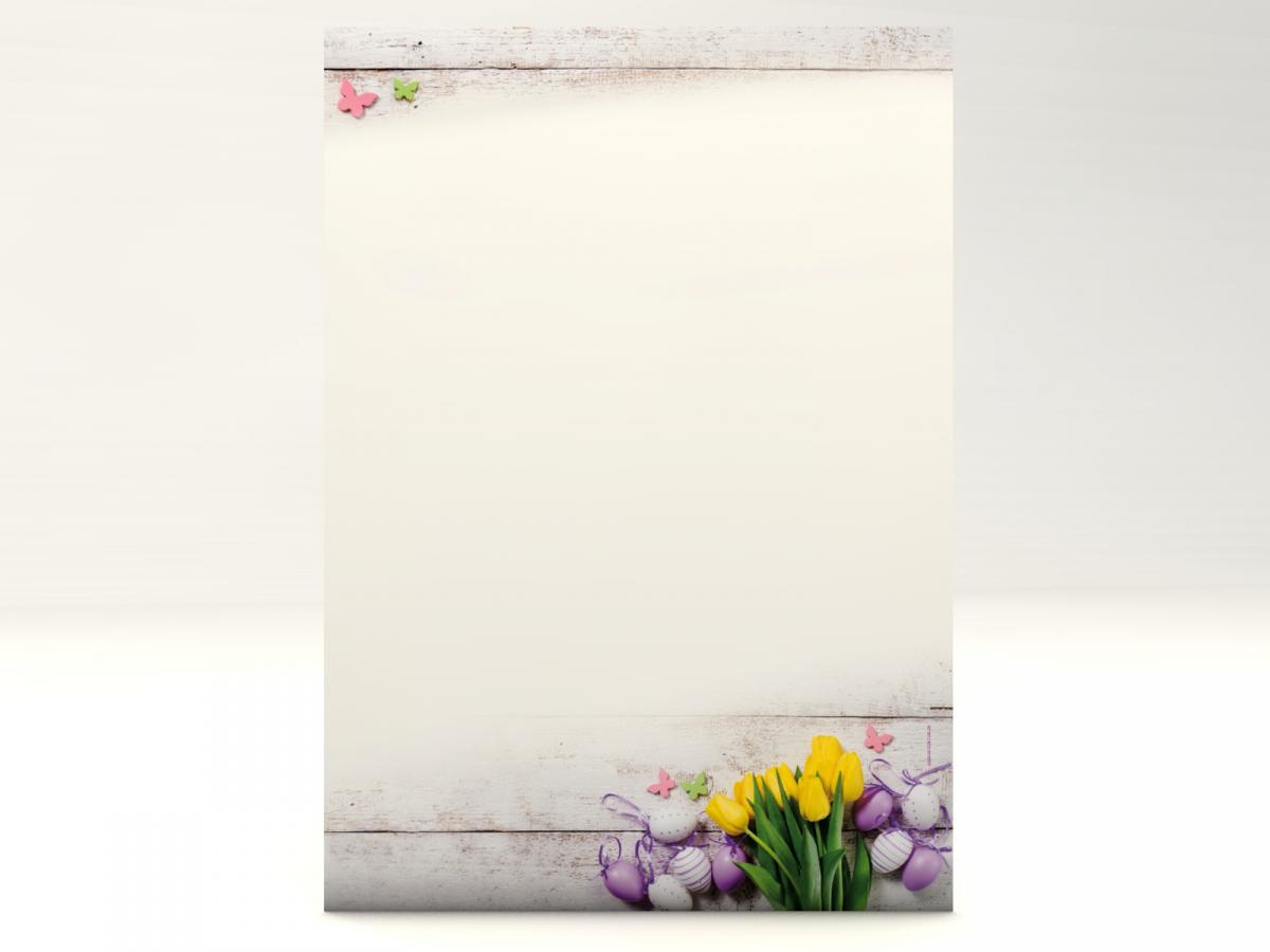 Stationery Easter Flowers Writing paper