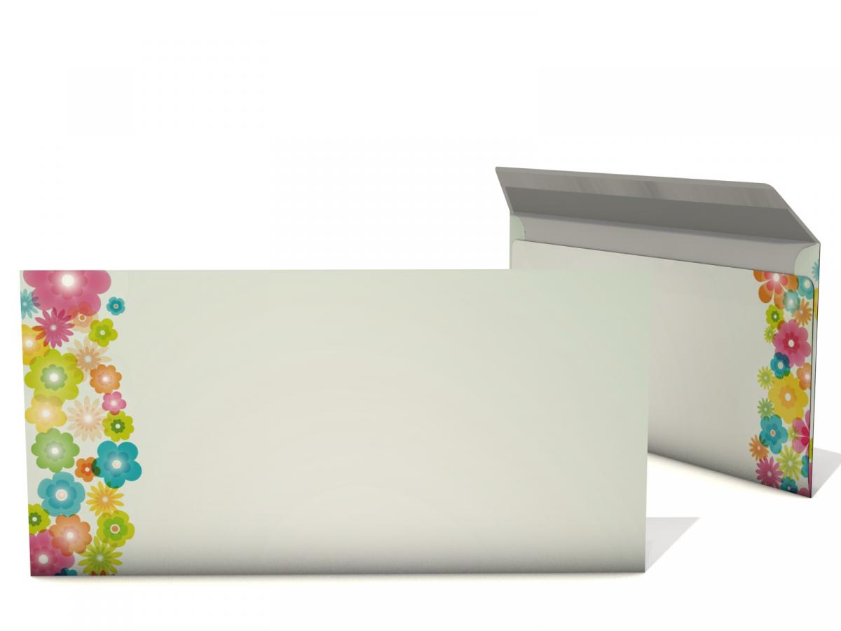 Motivpapier Flower Power Prilblumen Briefpapier mit Motiv