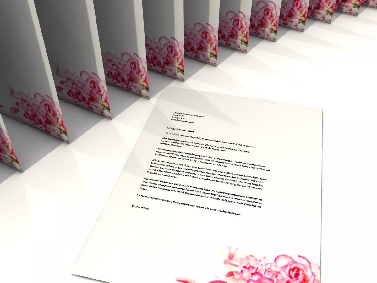 Stationery Magic Rose Petals Writing paper