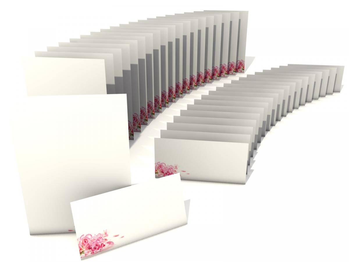 Stationery Magic Rose Petals Writing paper