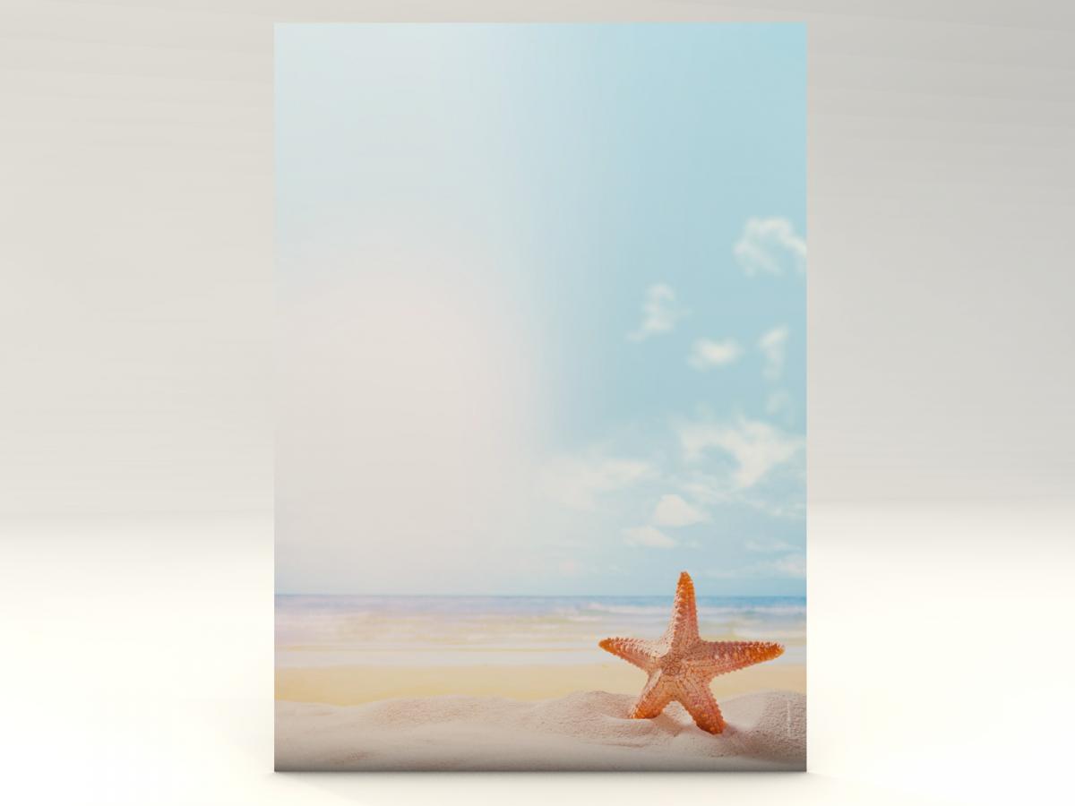 Stationery Seashell on the Beach Writing paper