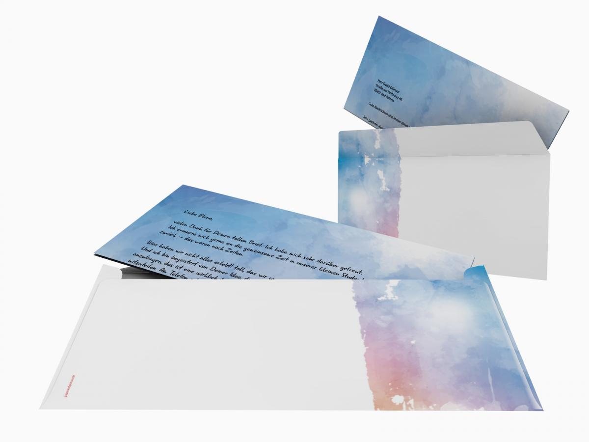 Stationery AQUA Sky Writing paper