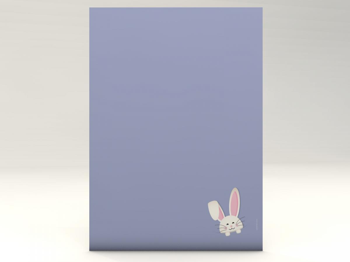 Motivpapier Niedlicher Osterhase Briefpapier mit Motiv
