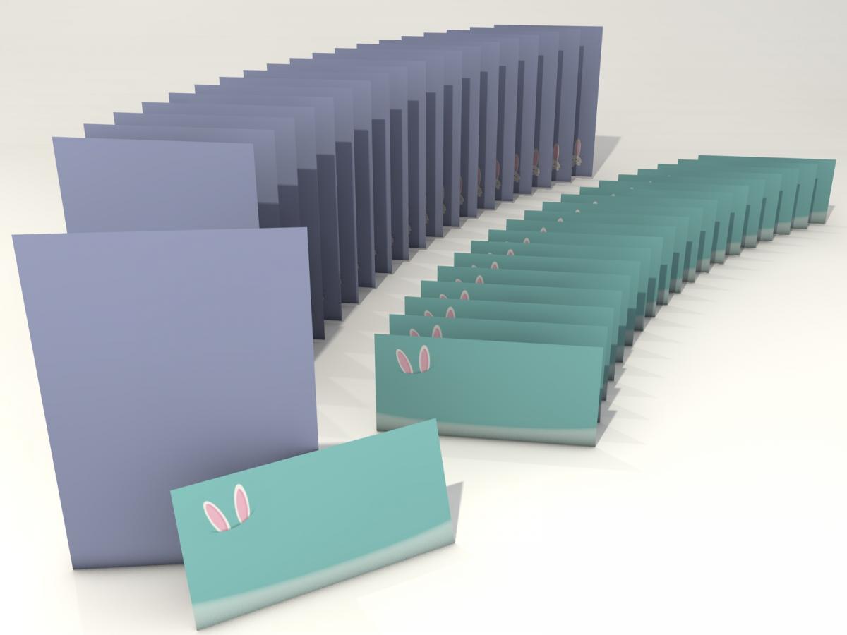 Motivpapier Niedlicher Osterhase Briefpapier mit Motiv