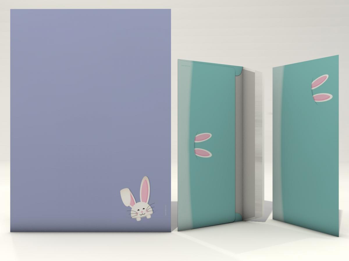 Motivpapier Niedlicher Osterhase Briefpapier mit Motiv