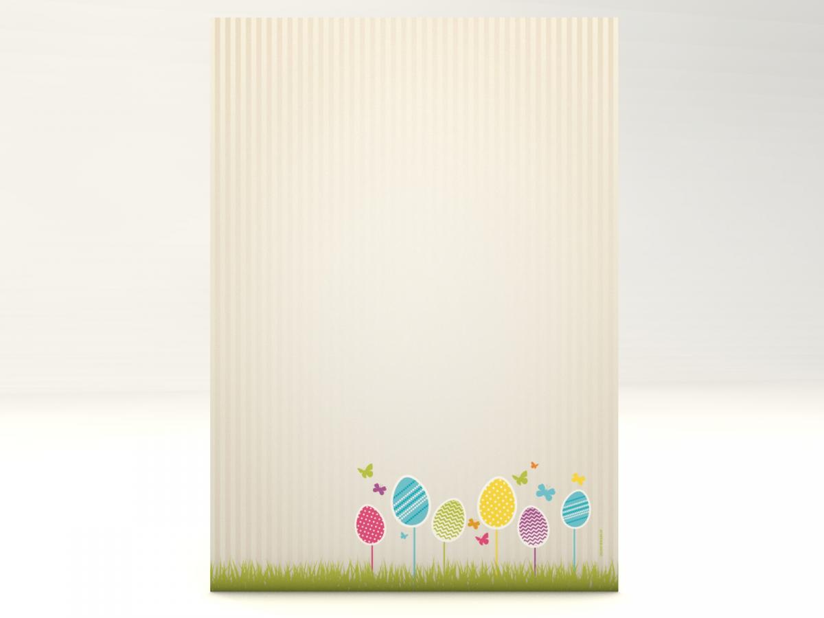 Stationery Colourful Easter Meadow Writing paper
