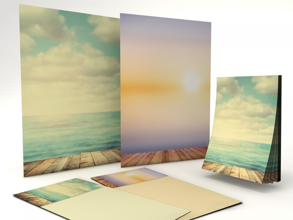Statonery Set Sunset & Ocean View