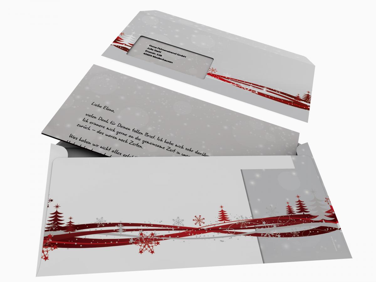 Weihnachtsbriefpapier mit Motiv Fest der Liebe Briefpapier mit Motiv