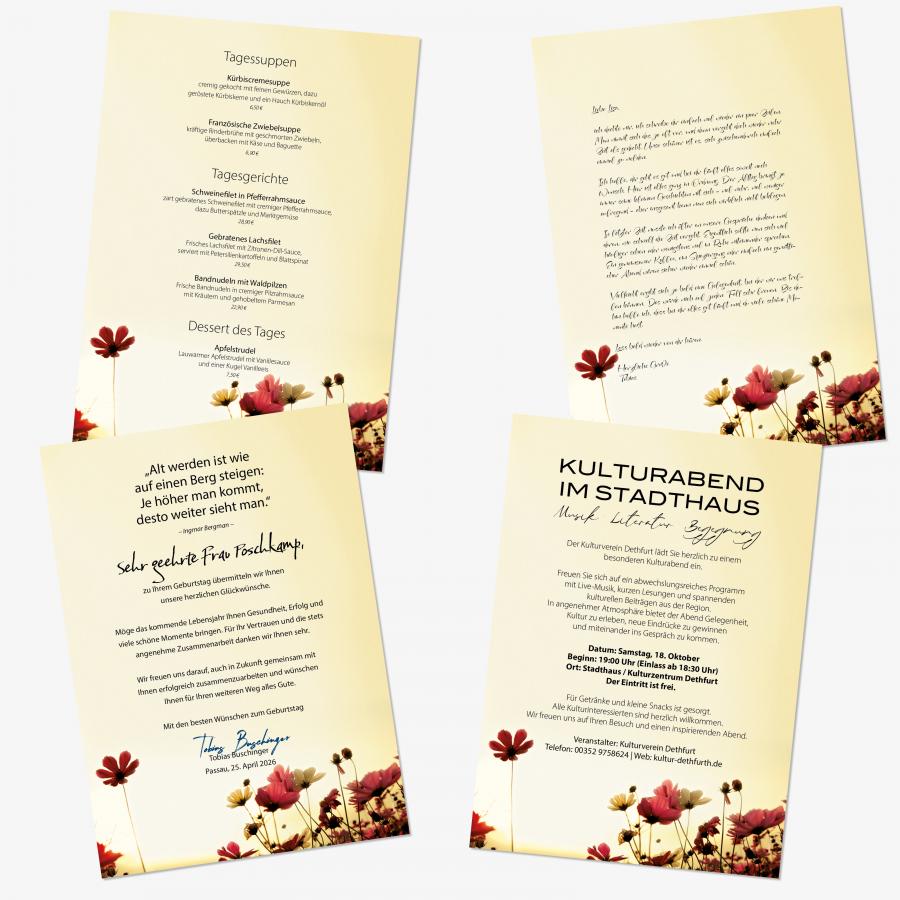 Stationery Cloverleaf Writing paper
