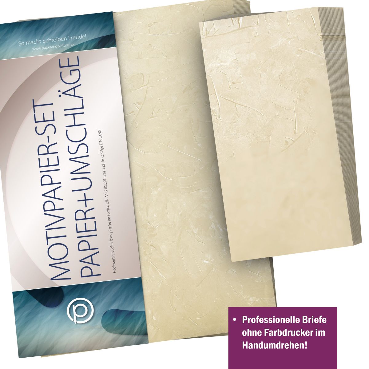Personalisierbare Adressetiketten im Design Structure Beige