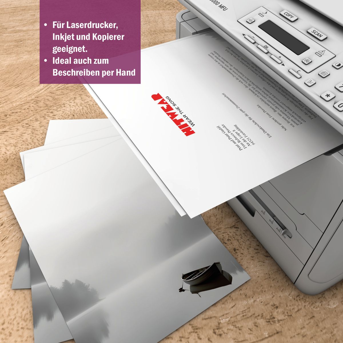Boat by the Lake A4 Writing Paper – Stationery with envelopes