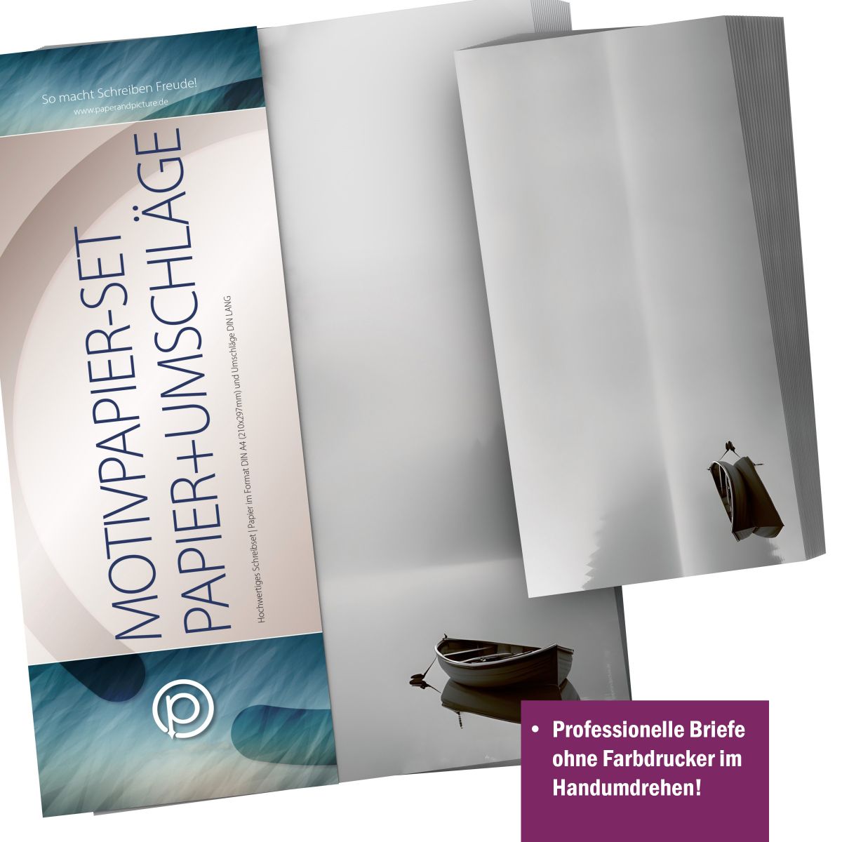 Personalised address labels in the Boat by the Lake design