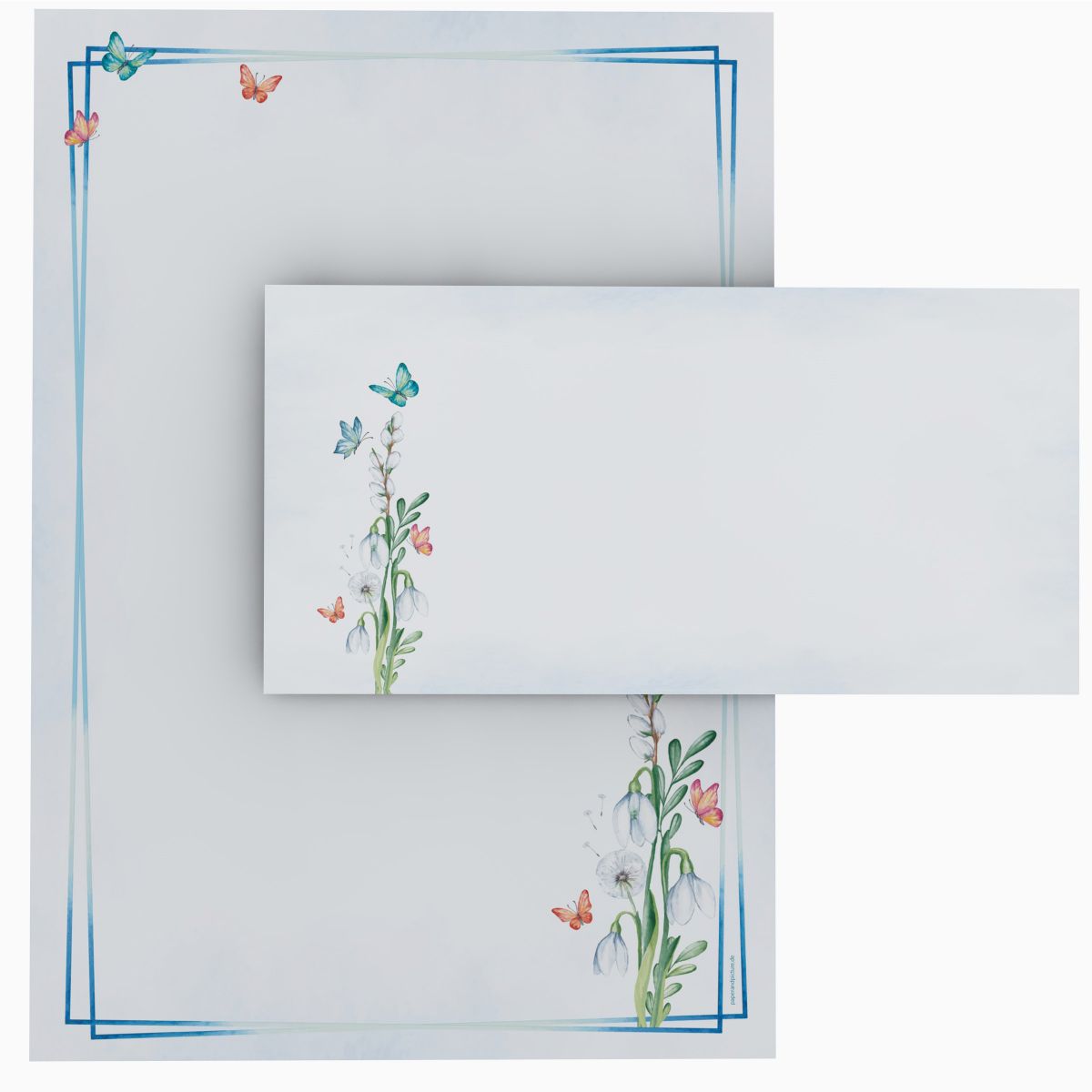 Motivpapier Frühlingsgefühle DIN A4 – Briefpapier mit Kuverts