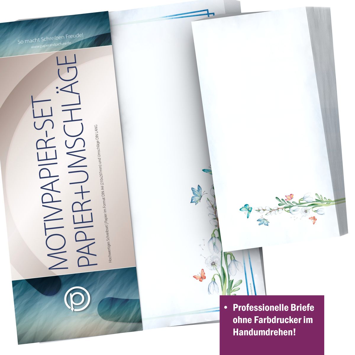 Personalisierbare Adressetiketten im Design Frühlingsgefühle