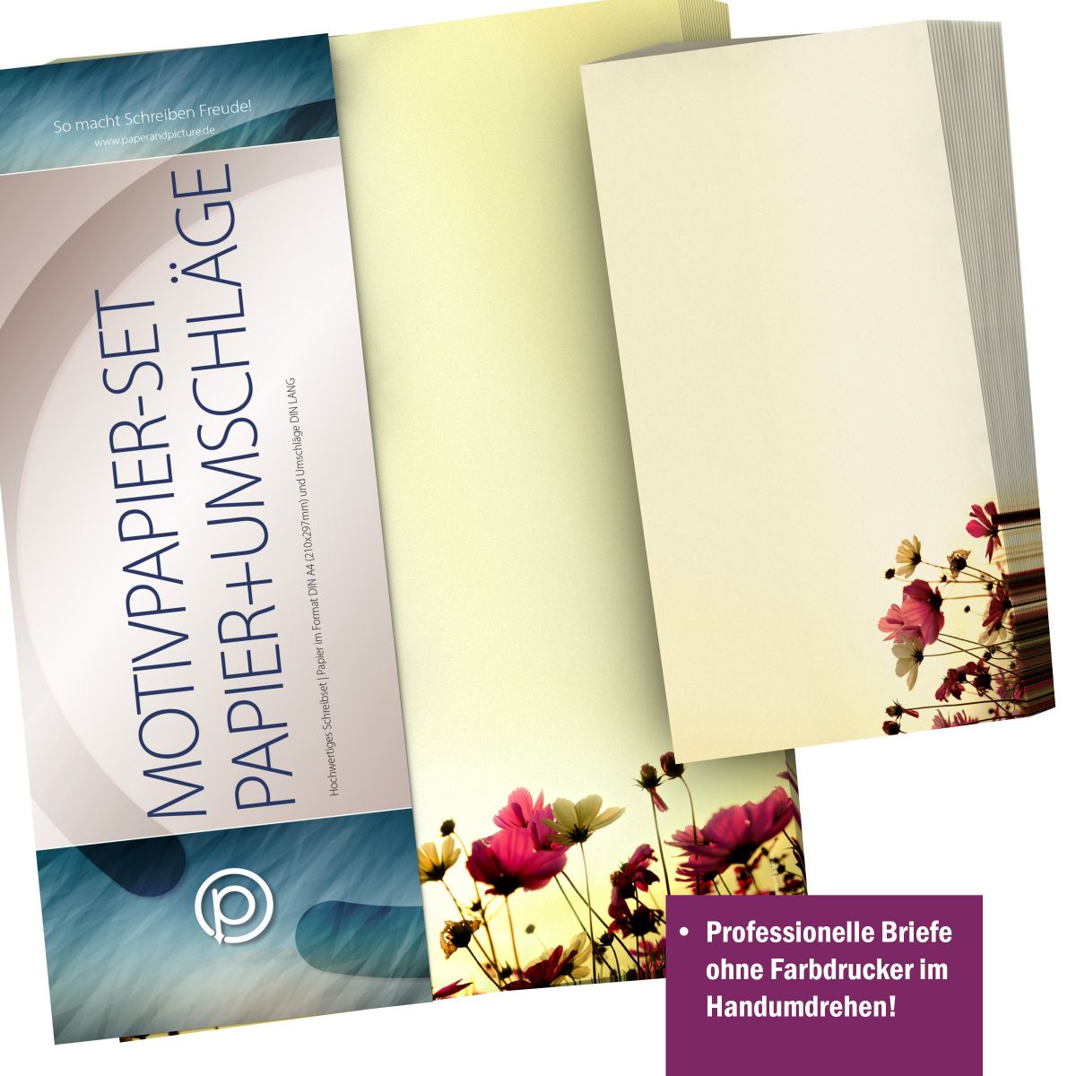 Personalisierbare Adressetiketten im Design Sunny Flowers