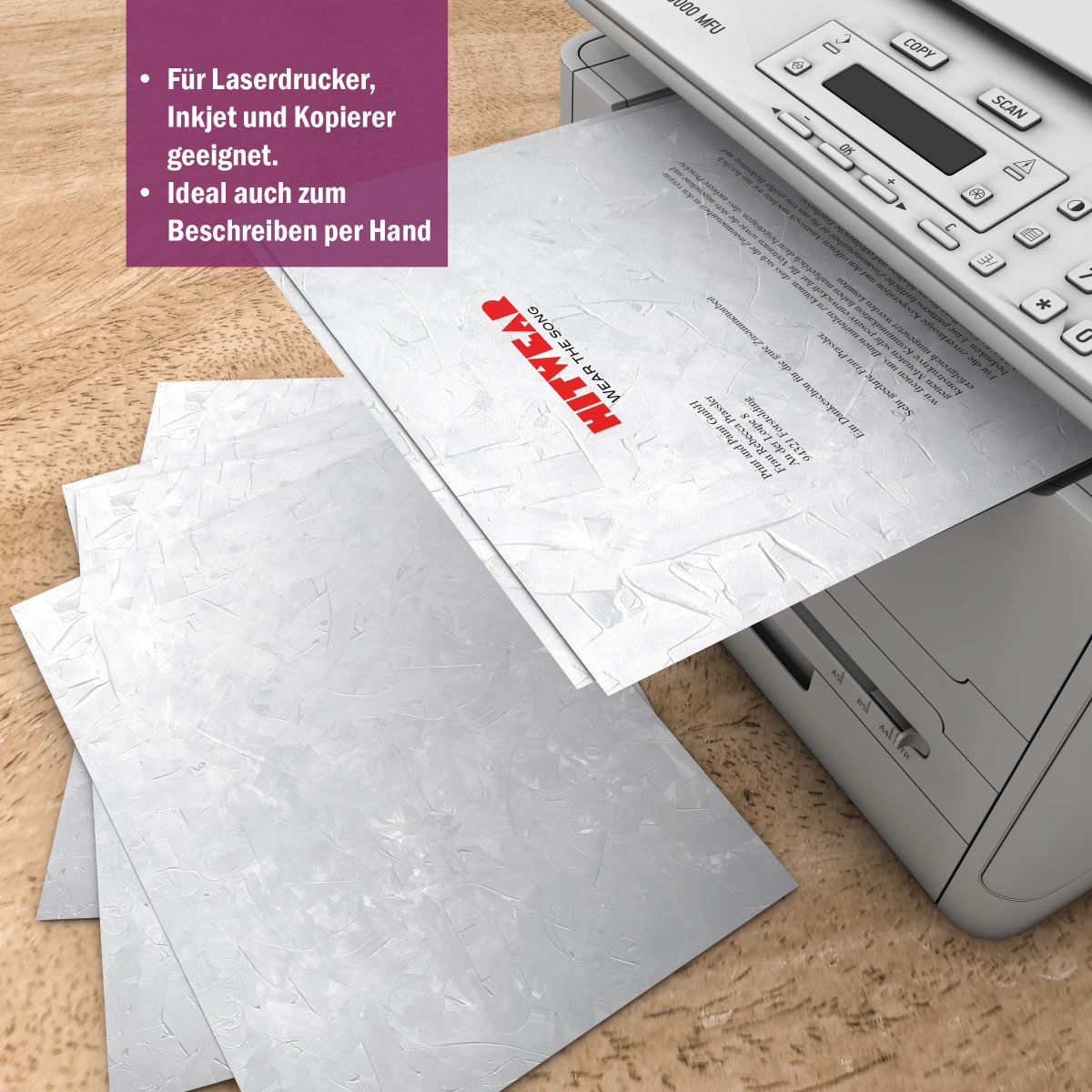Structure Grey A4 Writing Paper – Stationery with envelopes