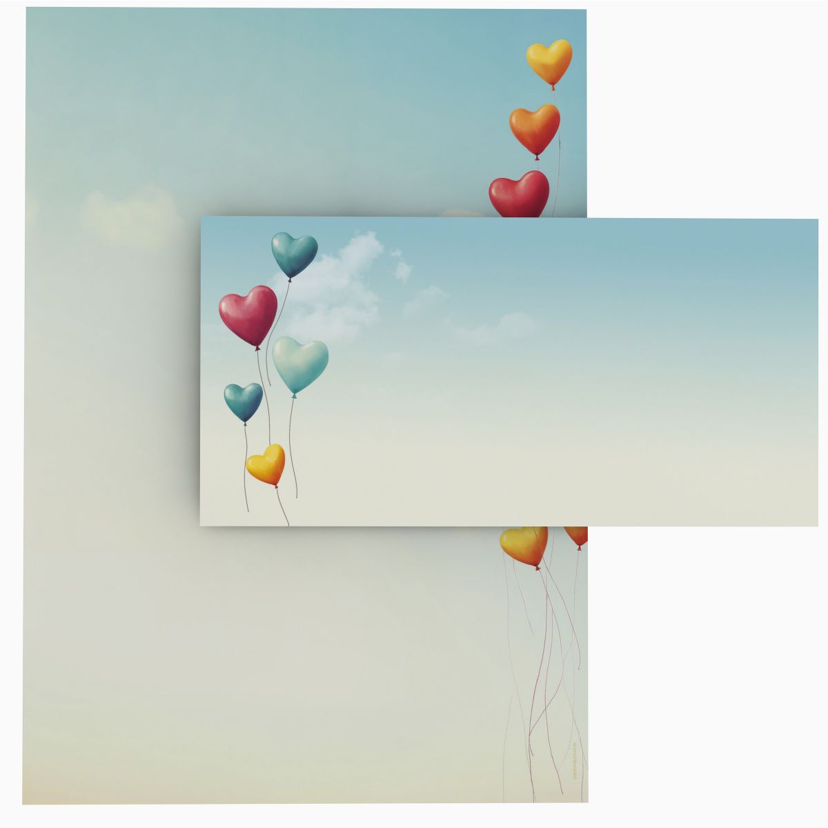 Love is in the Air A4 Writing Paper – Stationery with envelopes