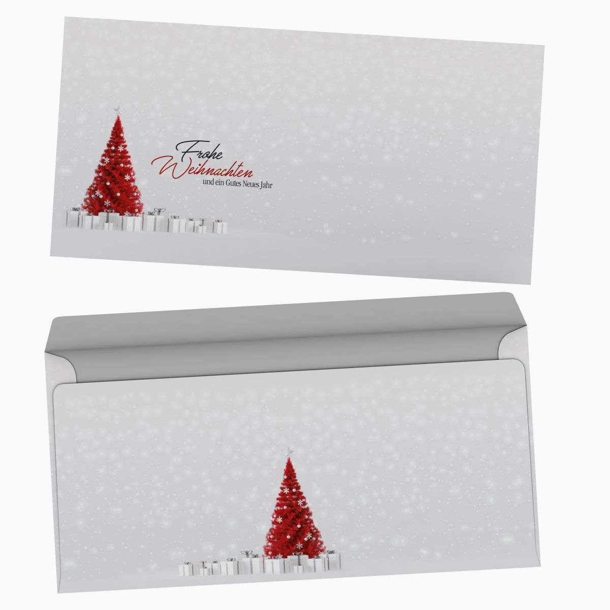 Weihnachtsbriefpapier Weihnachtstraum mit Kuverts ohne Fenster