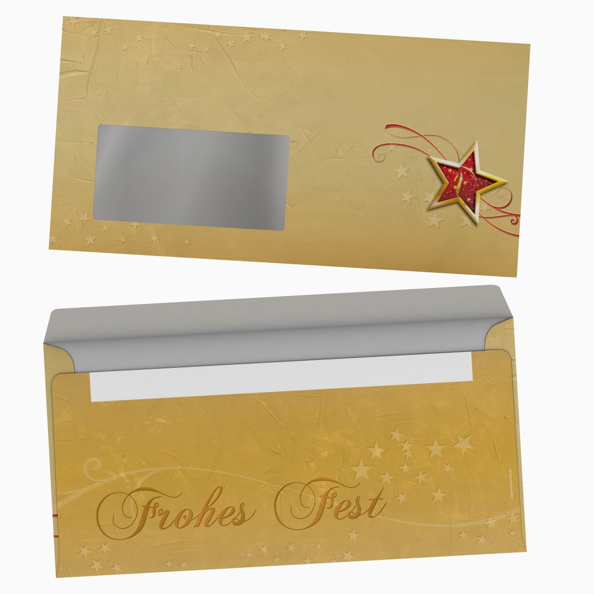 Christmas stationery Happy Christmas Days with window envelopes