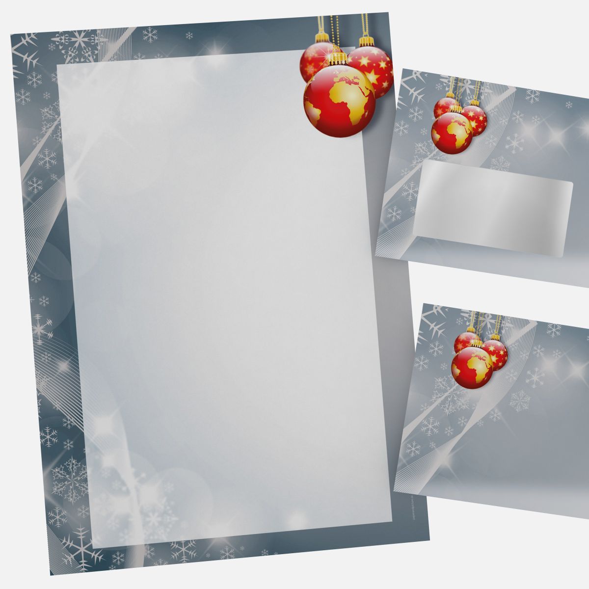 Festive Christmas stationery with Christmas World motif DIN A4