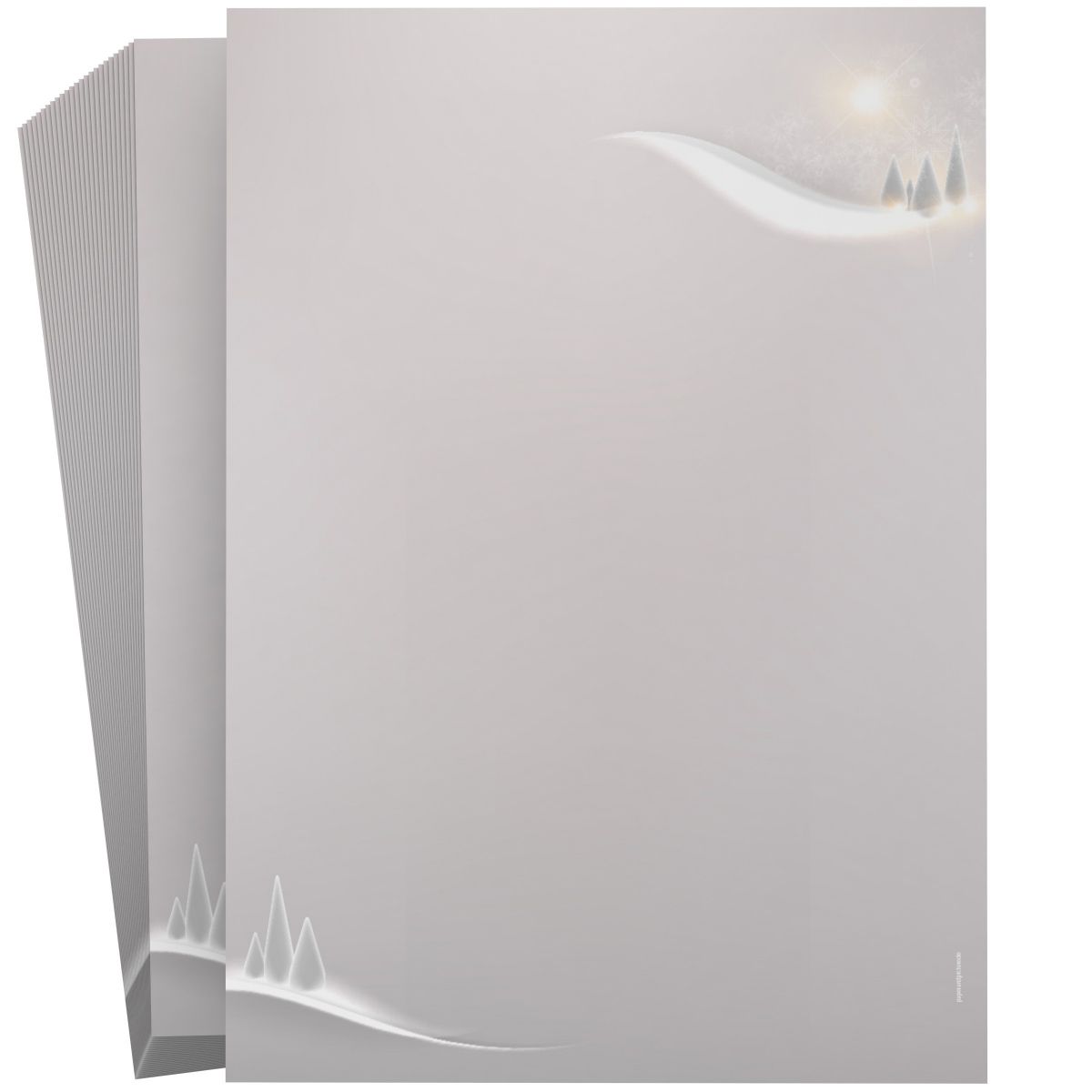 Premium Winterwonderland Christmas stationery for the holidays