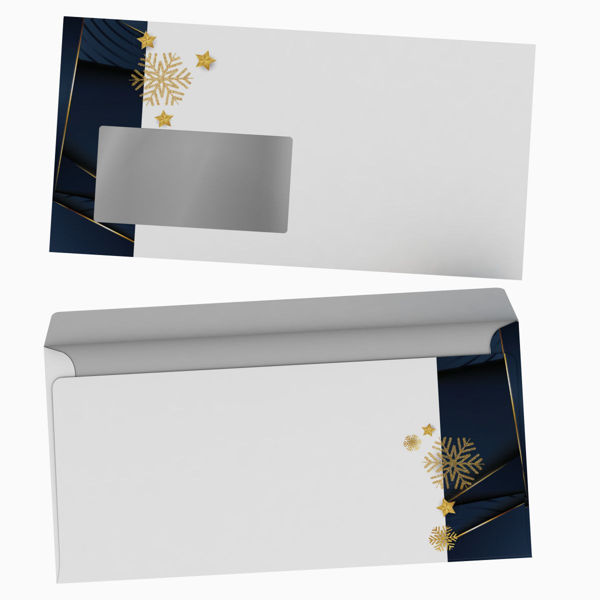 Christmas stationery Elegance with window envelopes