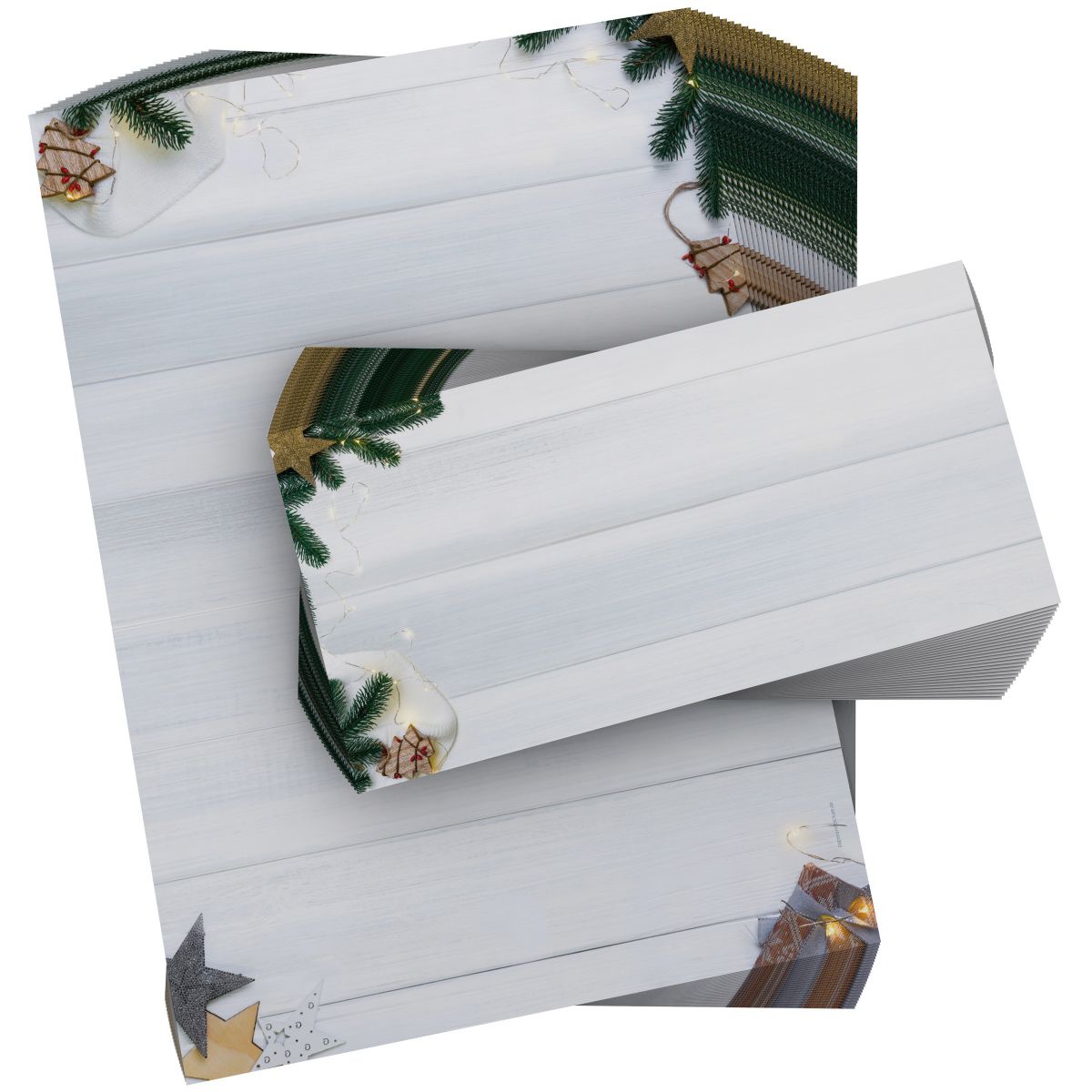 Atmospheric Christmas Mood Christmas stationery for corporate holiday mailings