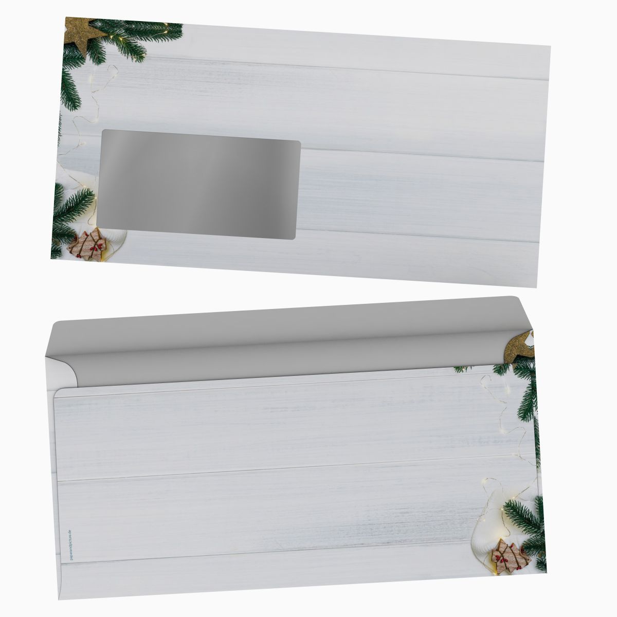Christmas stationery Christmas Mood with window envelopes