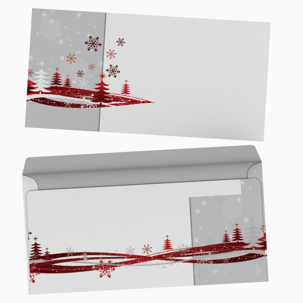 Weihnachtsbriefpapier Fest der Liebe mit Kuverts ohne Fenster