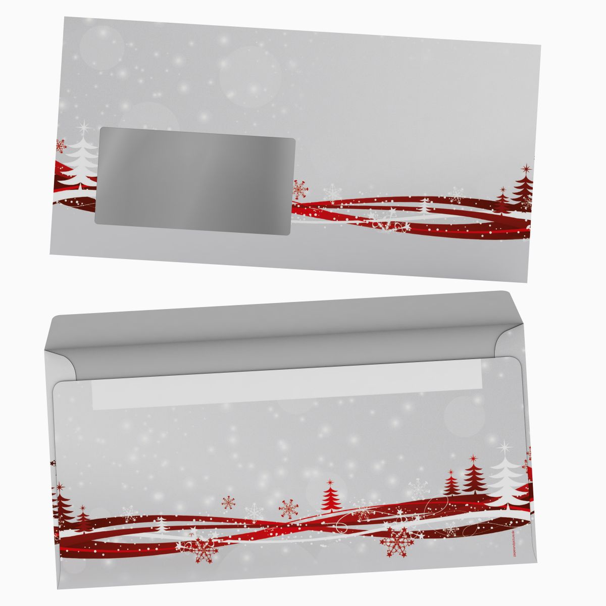 Weihnachtsbriefpapier Fest der Liebe mit Fensterkuverts