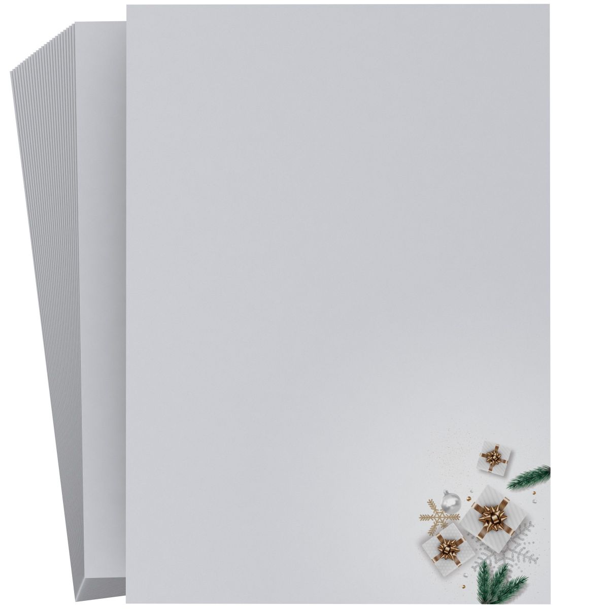 Premium Golden Gifts Christmas stationery for the holidays