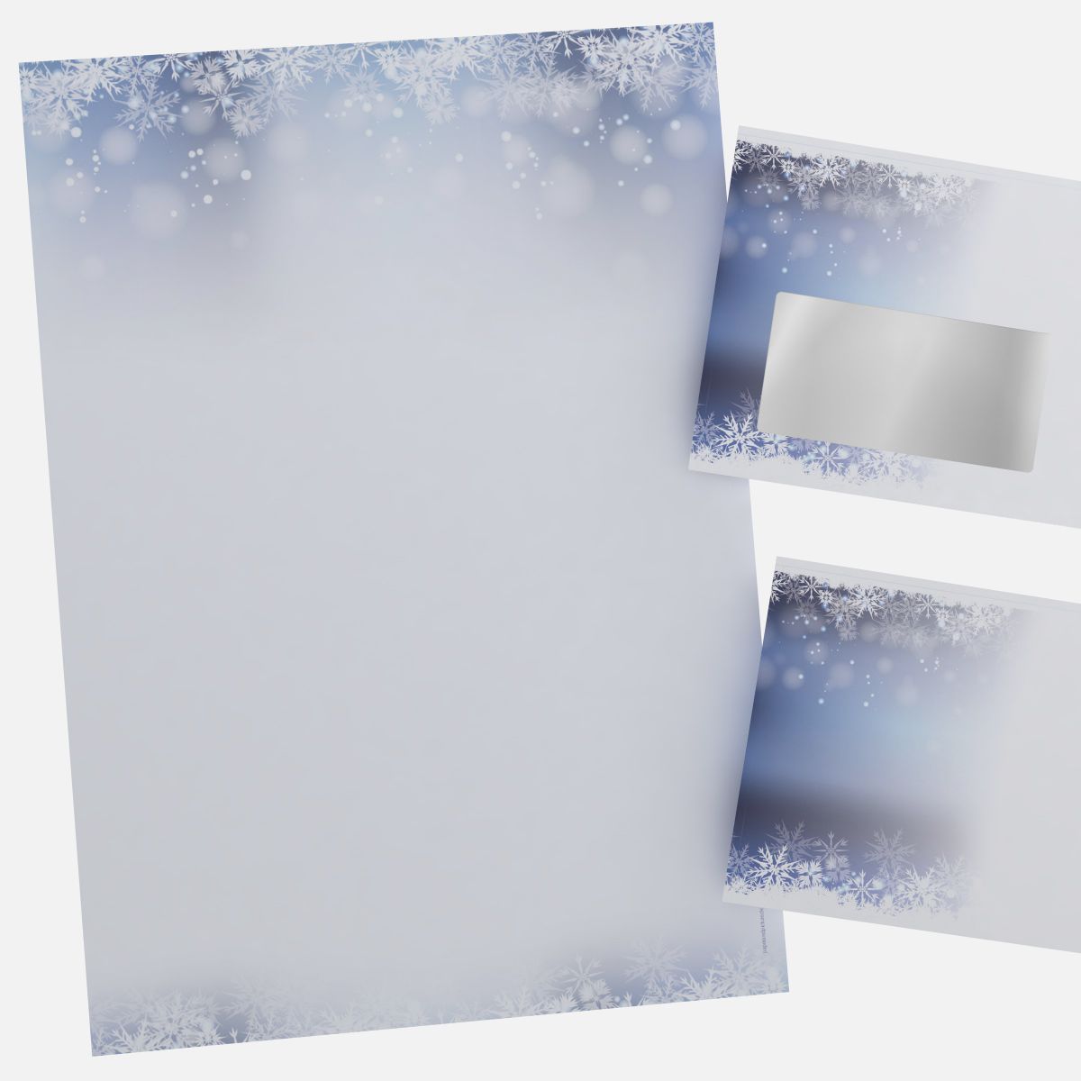 Festliches Weihnachtsbriefpapier mit Motiv Wintertraum in DIN A4