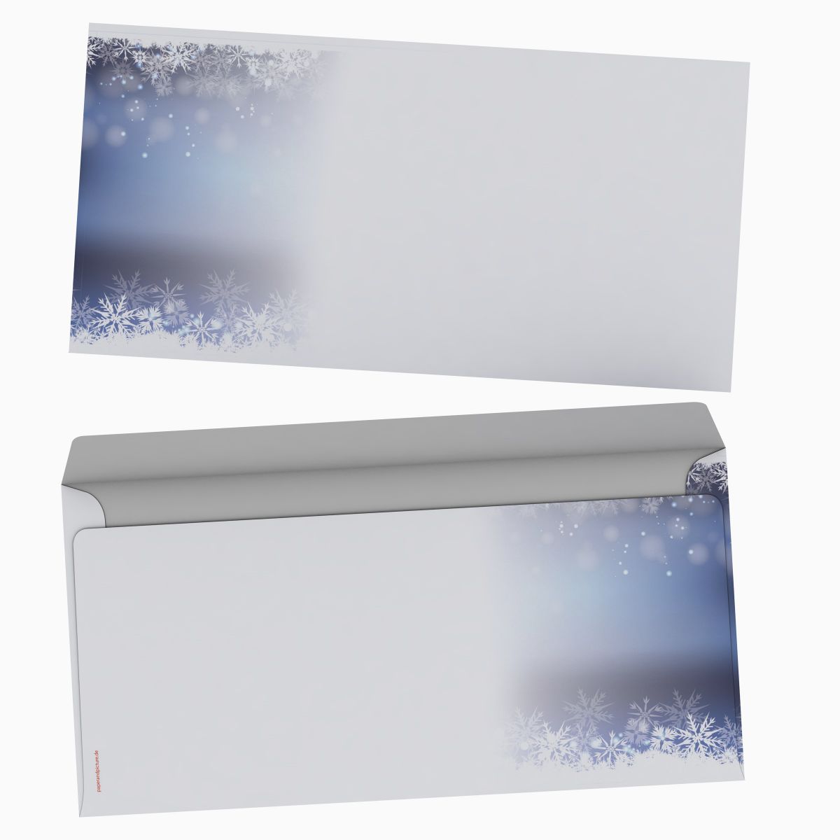 Weihnachtsbriefpapier Wintertraum mit Kuverts ohne Fenster