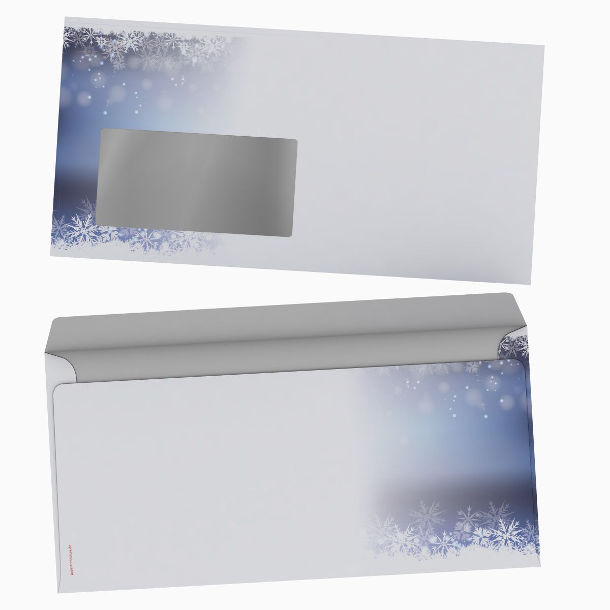 Weihnachtsbriefpapier Wintertraum mit Fensterkuverts