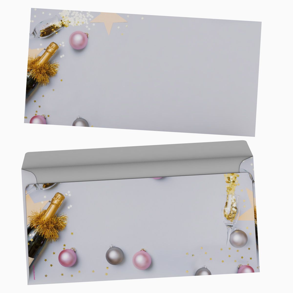 Weihnachtsbriefpapier Briefpapier Silvesterparty +++neu mit Kuverts ohne Fenster
