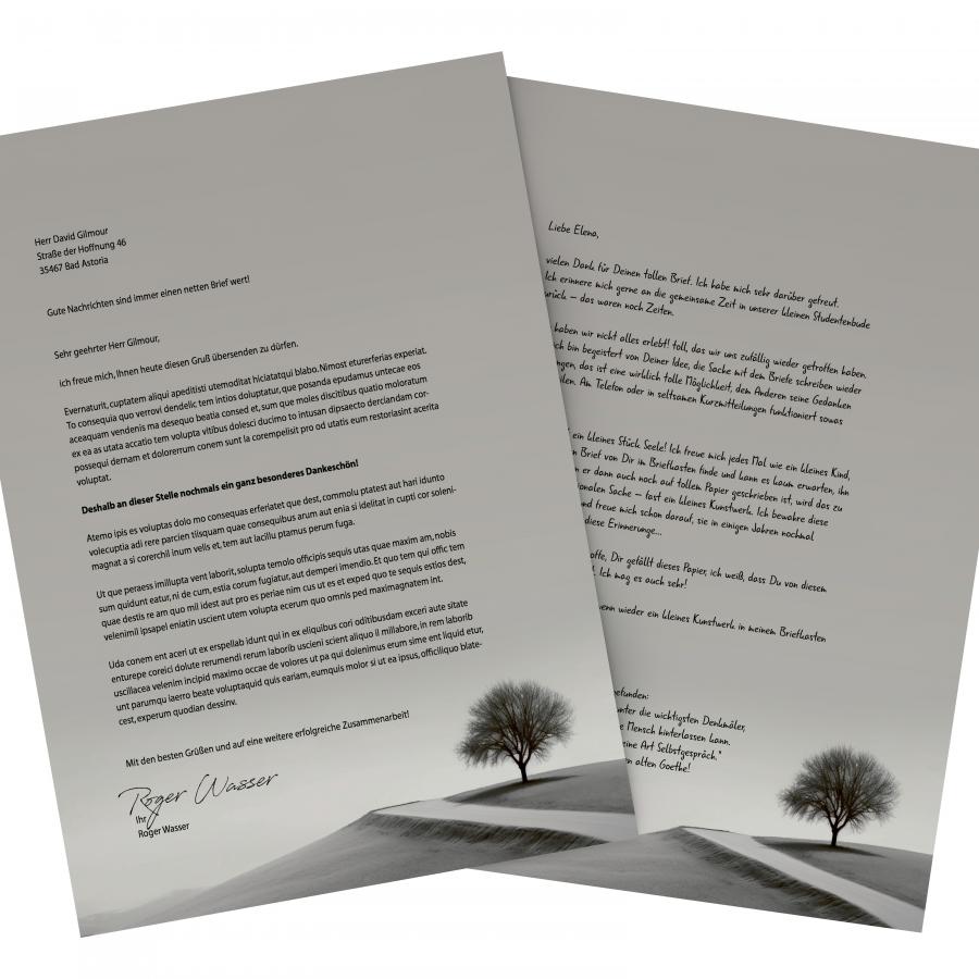 Motivpapier „Stiller Weg“