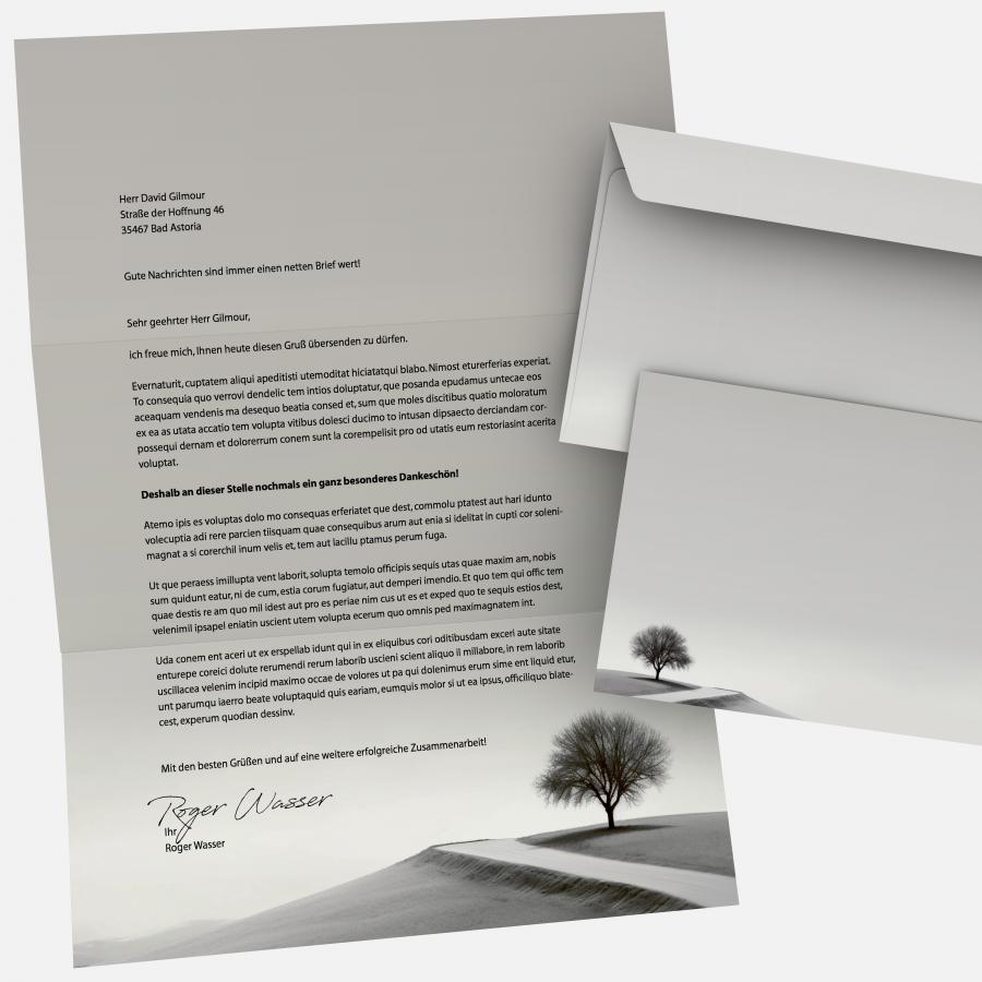 Motivpapier „Stiller Weg“