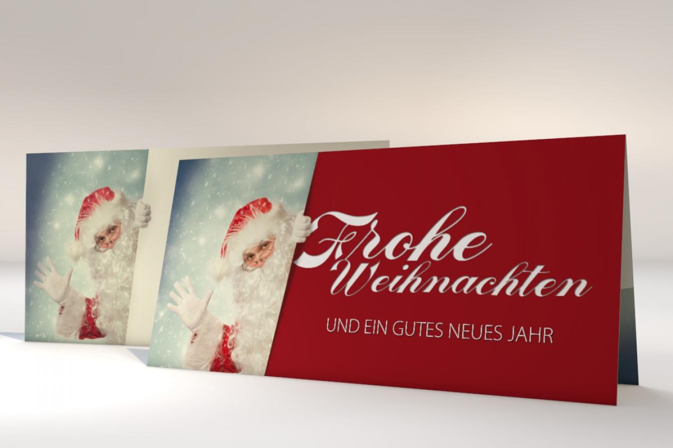 Weihnachtskarte IM DIN LANG-Format von paperandpicture.de