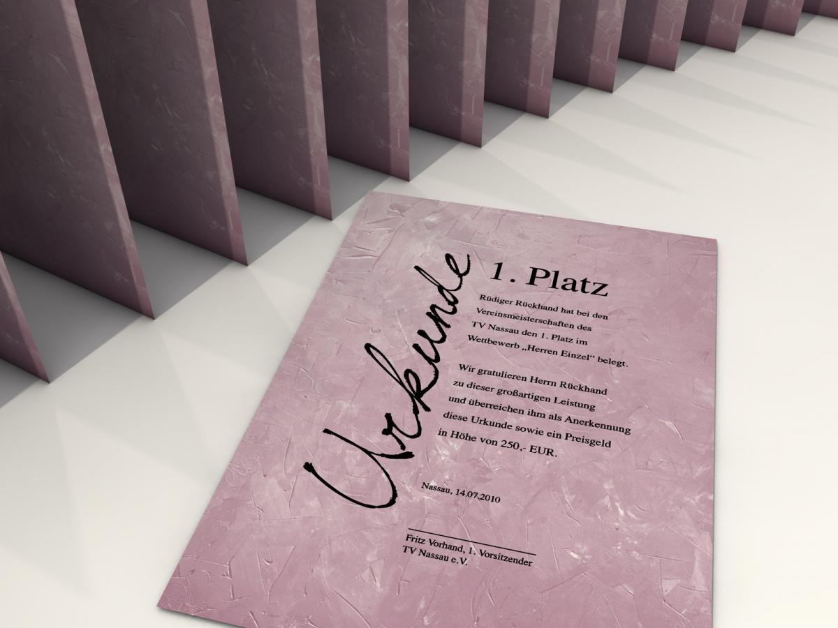 Certificate Paper Structure Violet