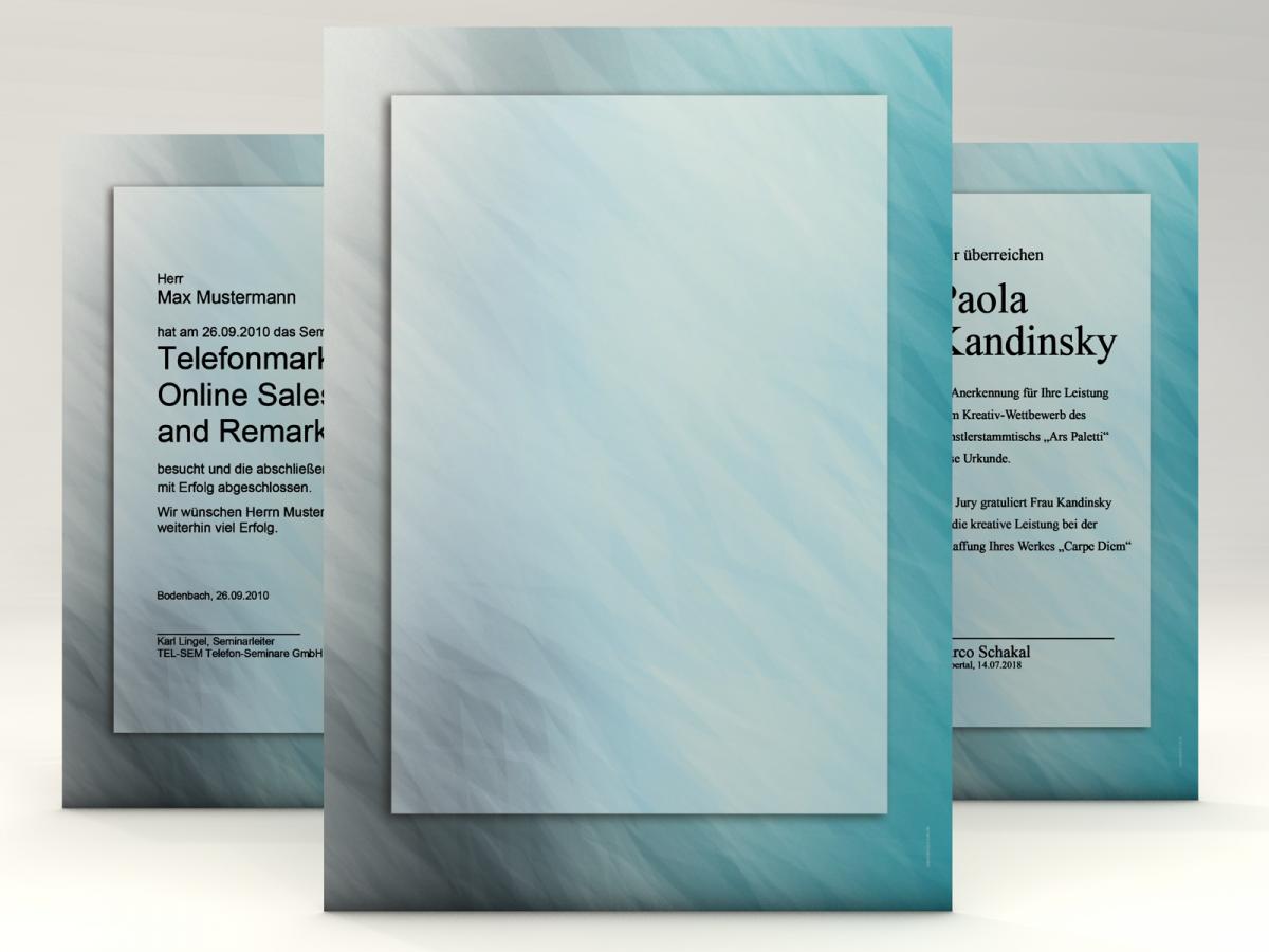 Certificate Paper Conture