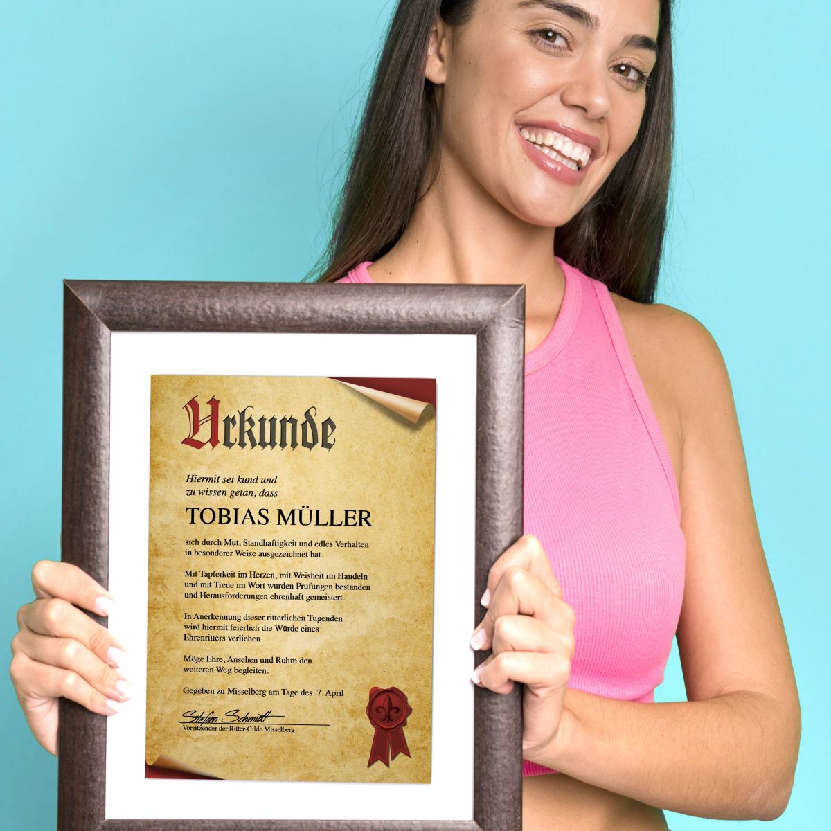 Urkundenpapier Urkundenrolle