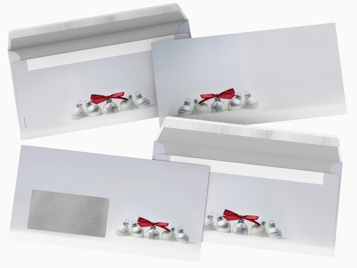 Christmas Stationery Pure Silver