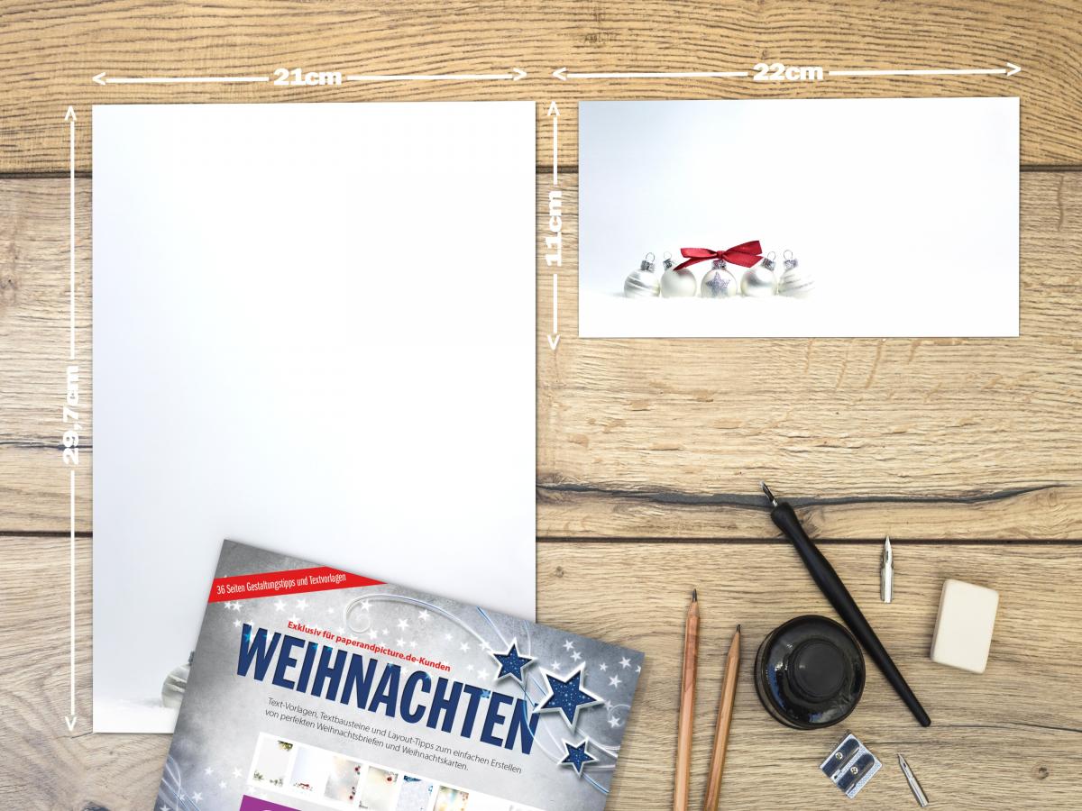 Christmas Stationery Pure Silver