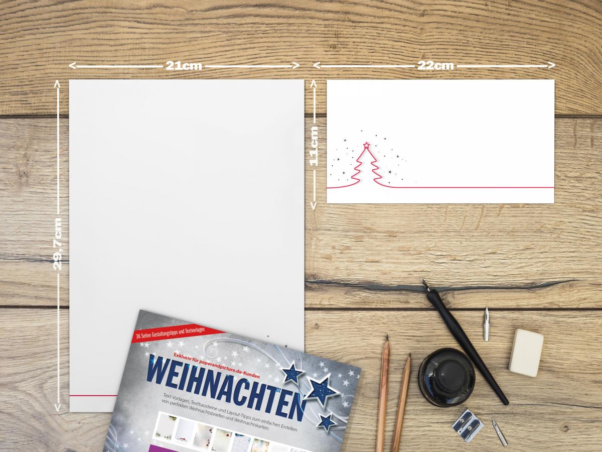 Christmas Stationery Little Red Christmastree