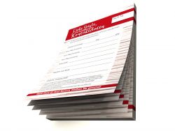 Kontaktdatenzettel A6
