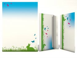 Motivpapier Frohe Ostern Briefpapier mit Motiv