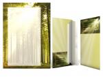 Motivpapier Sonniger Waldweg Briefpapier mit Motiv
