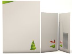 Weihnachtspapier Weihnachts-Origami GRÜN Briefpapier mit Motiv