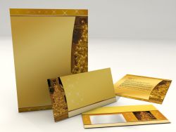 Weihnachtspapier Leuchtender Tannenbaum Briefpapier mit Motiv