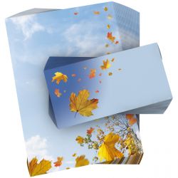 Falling Leaves A4 decorative writing paper